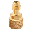 válvula de retención (adaptador) 1/4 sae macho x 1/2 acme hembra.