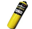 handheld propylene yellow gas fuel cylinder 14.1 oz. avallloy